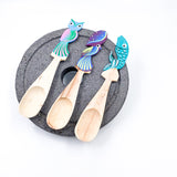 Handmade Wooden Spoons with Hand Painted Alebrijes