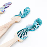 Handmade Wooden Spoons with Hand Painted Alebrijes