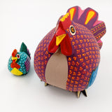 Set de gallinas Alebrije - mamá e hija