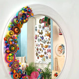 White mirror - Alebrije - Handmade recycled paper collection