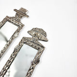 Espejos Catrines de hojalata repujada