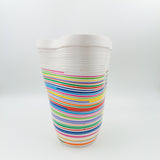 Florero Trébol - Colección artesanal de papel reciclado