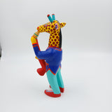 Alebrije jirafa con saxofón - San Martín Tilcajete