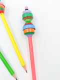 Pencils with streamers - Handmade Recycled Paper Collection