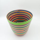 Serpentine Flower Pot - Handmade recycled paper collection