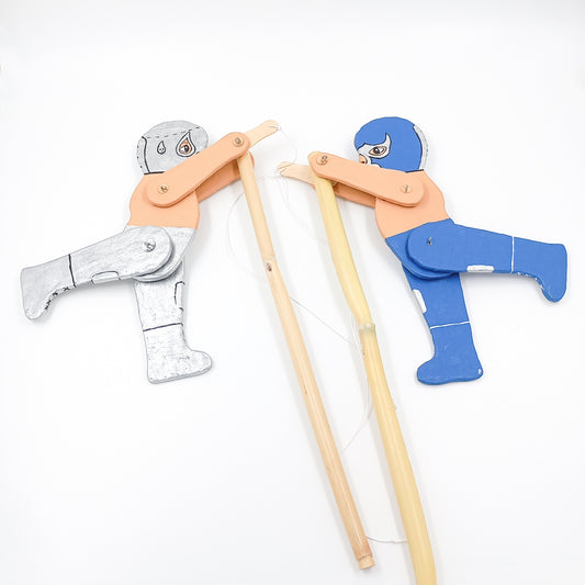 Maromeros de cartón – El Santo y Blue Demon