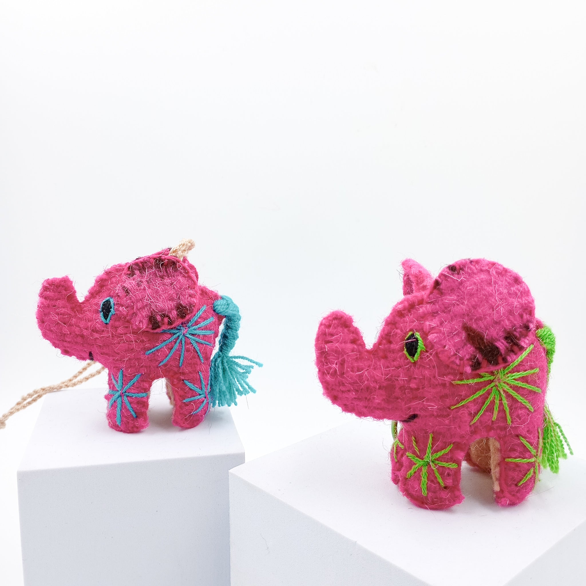 Peluchitos en lana de Chiapas