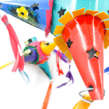 Handmade and Hand Painted Tin Piñatas