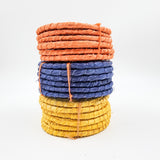 Set de 6 portavasos de henequén artesanales