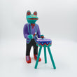 Alebrije rana con tambor - San Martín Tilcajete