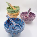 Salsera de barro capulineado - bowl artesanal