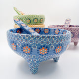 Salsera de barro capulineado - bowl artesanal