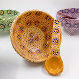 Salsera de barro capulineado - bowl artesanal
