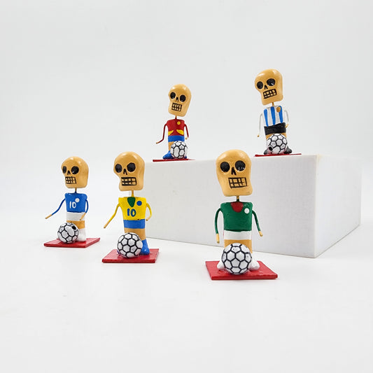 Set de 5 mini calaquitas futboleras – Mundial 2026