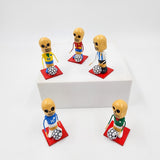 Set de 5 mini calaquitas futboleras – Mundial 2026