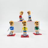 Set de 5 mini calaquitas futboleras – Mundial 2026