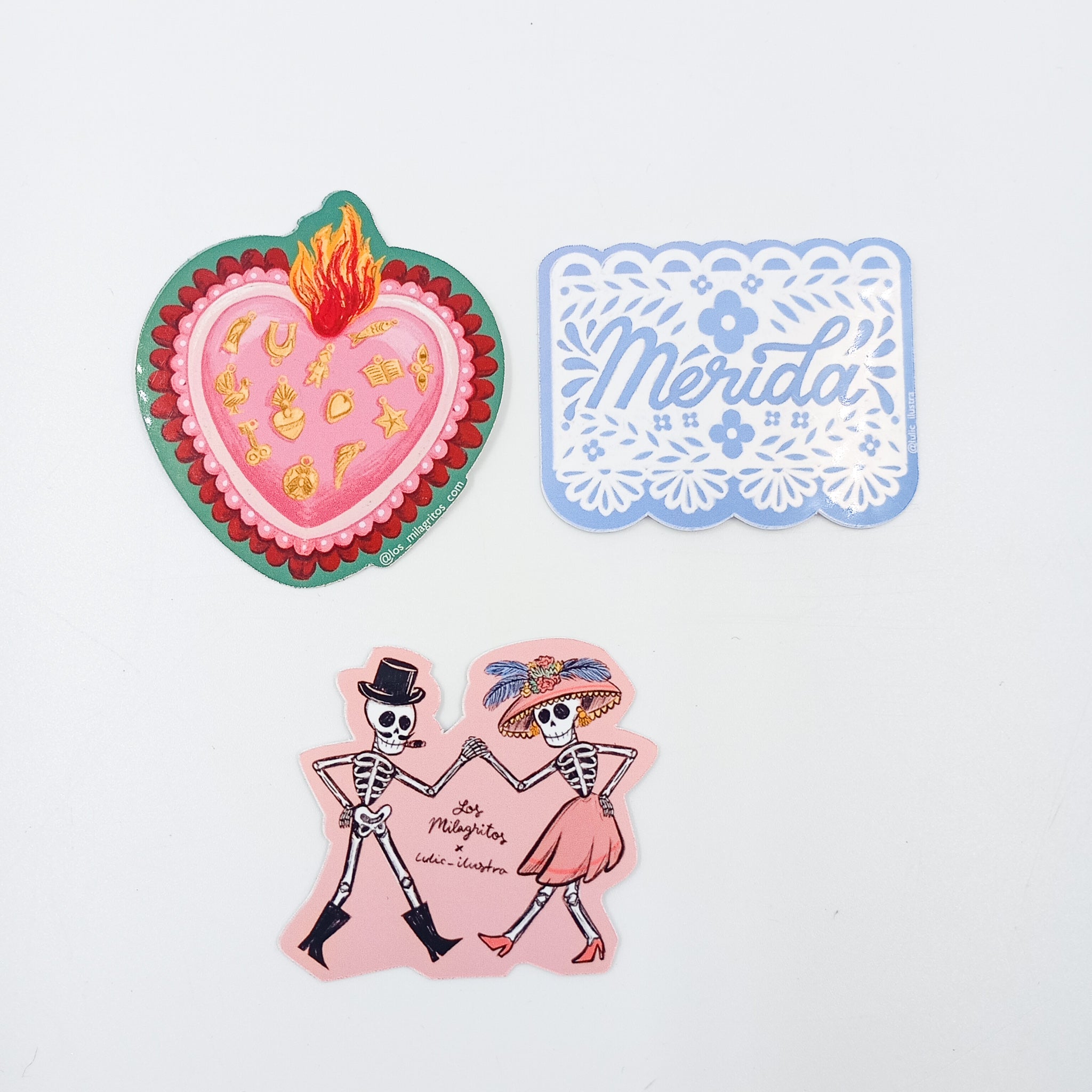 Set de stickers - motivos mexicanos