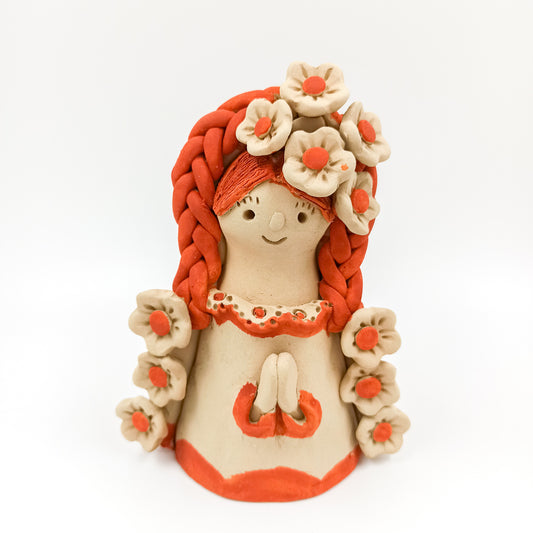 Virgencita campana de barro de Veracruz