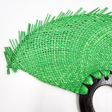 Small jipijapa fan with tzalam wood handle