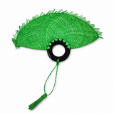 Small jipijapa fan with tzalam wood handle