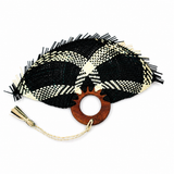 Small jipijapa fan with tzalam wood handle