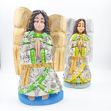 Ángeles con Milagritos de madera