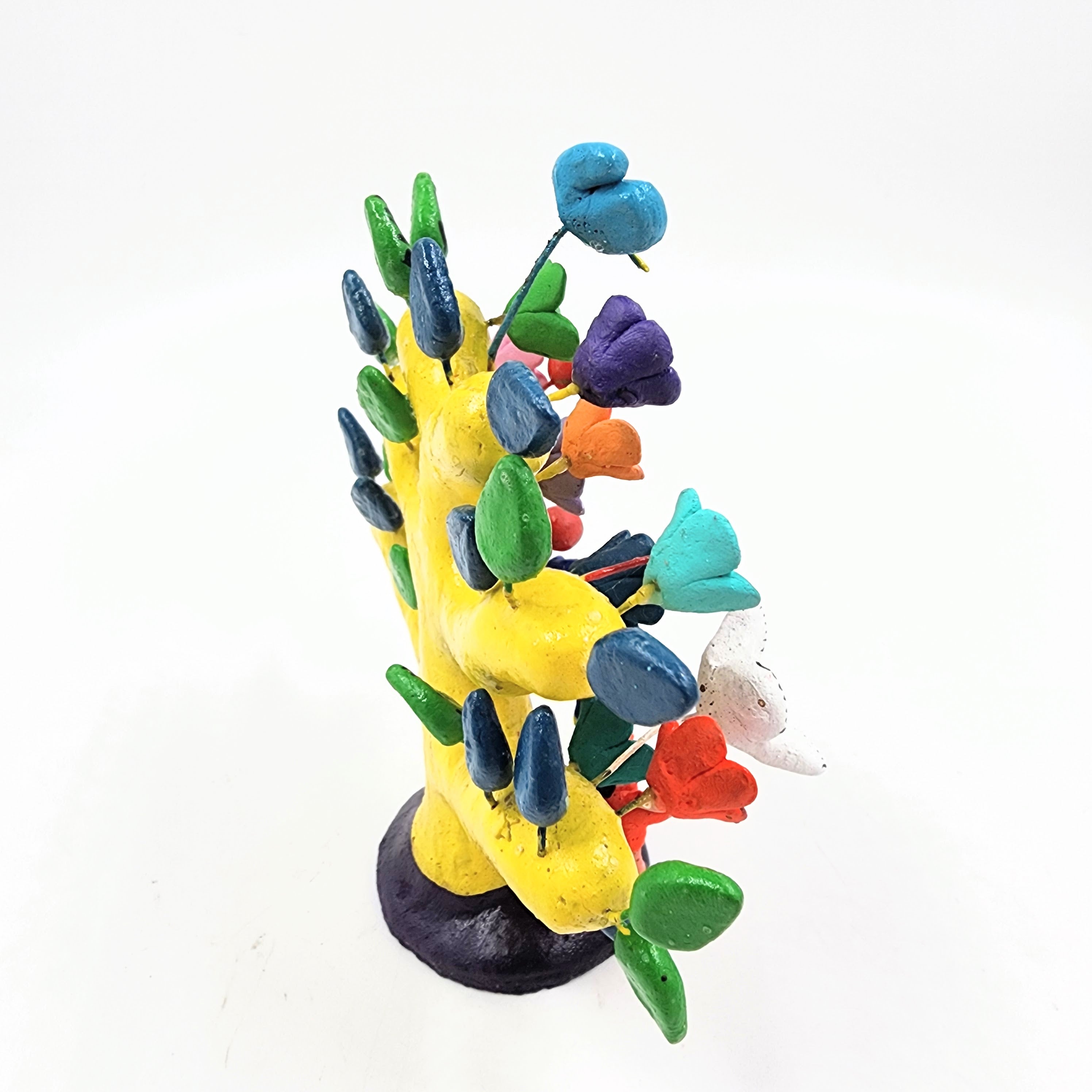 Árbol de la Vida con flores de Barro Betus artesanal