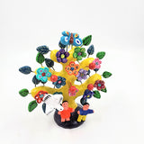 Árbol de la Vida con flores de Barro Betus artesanal