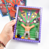 Juego de canicas Luchadores – cartonería mexicana artesanal