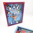 Juego de canicas Luchadores – cartonería mexicana artesanal