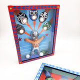 Juego de canicas Luchadores – cartonería mexicana artesanal