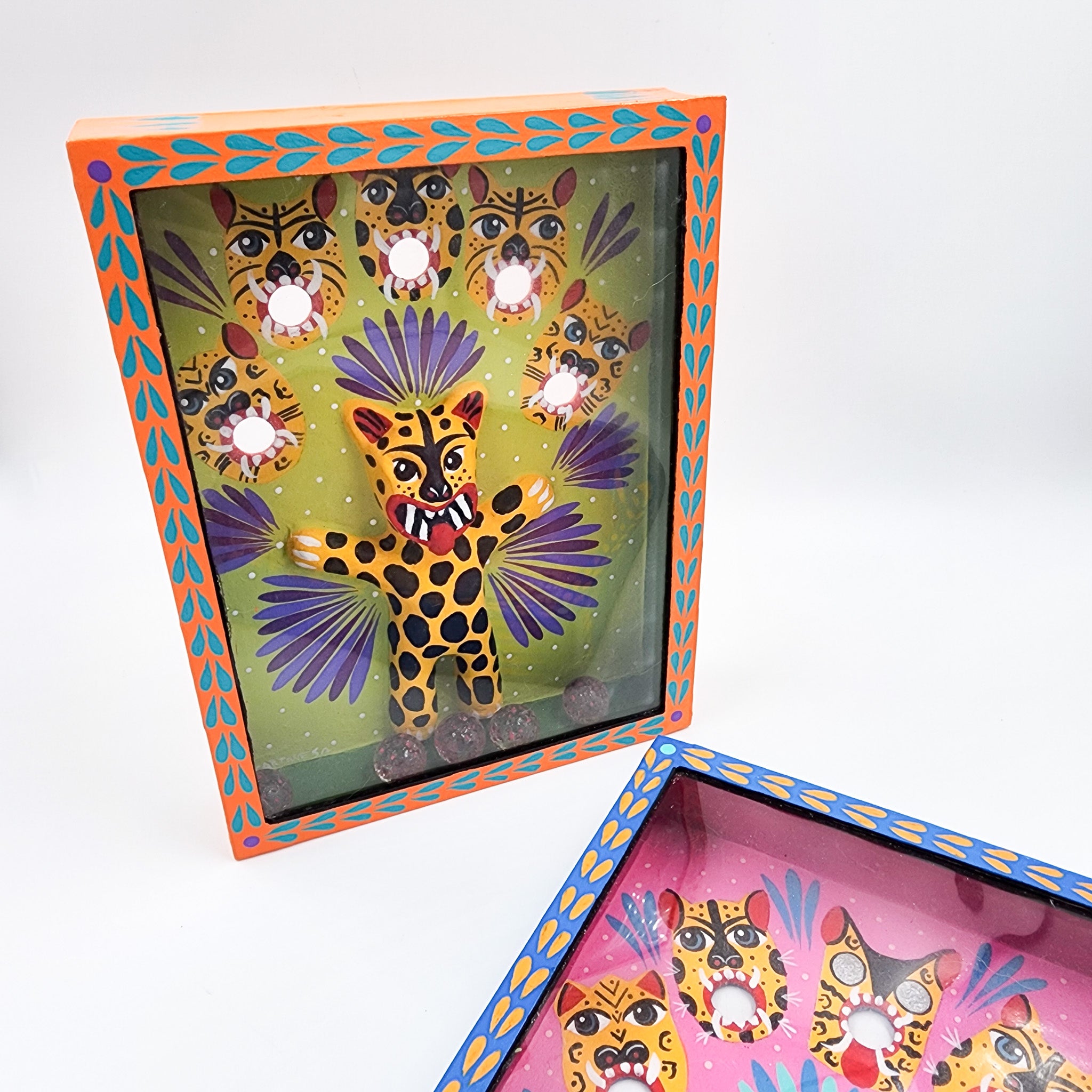 Juego de canicas Tecuán – cartonería mexicana artesanal