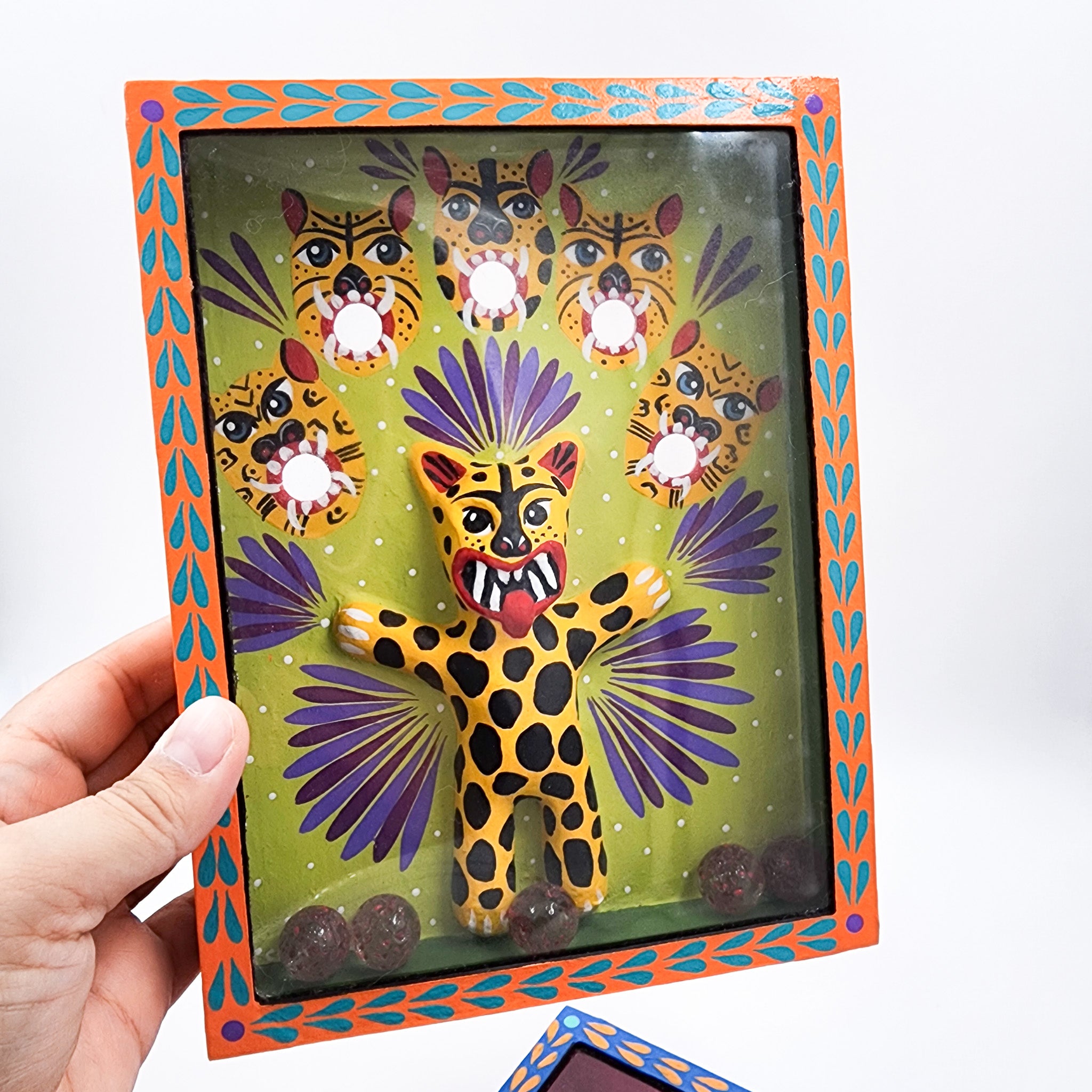 Juego de canicas Tecuán – cartonería mexicana artesanal