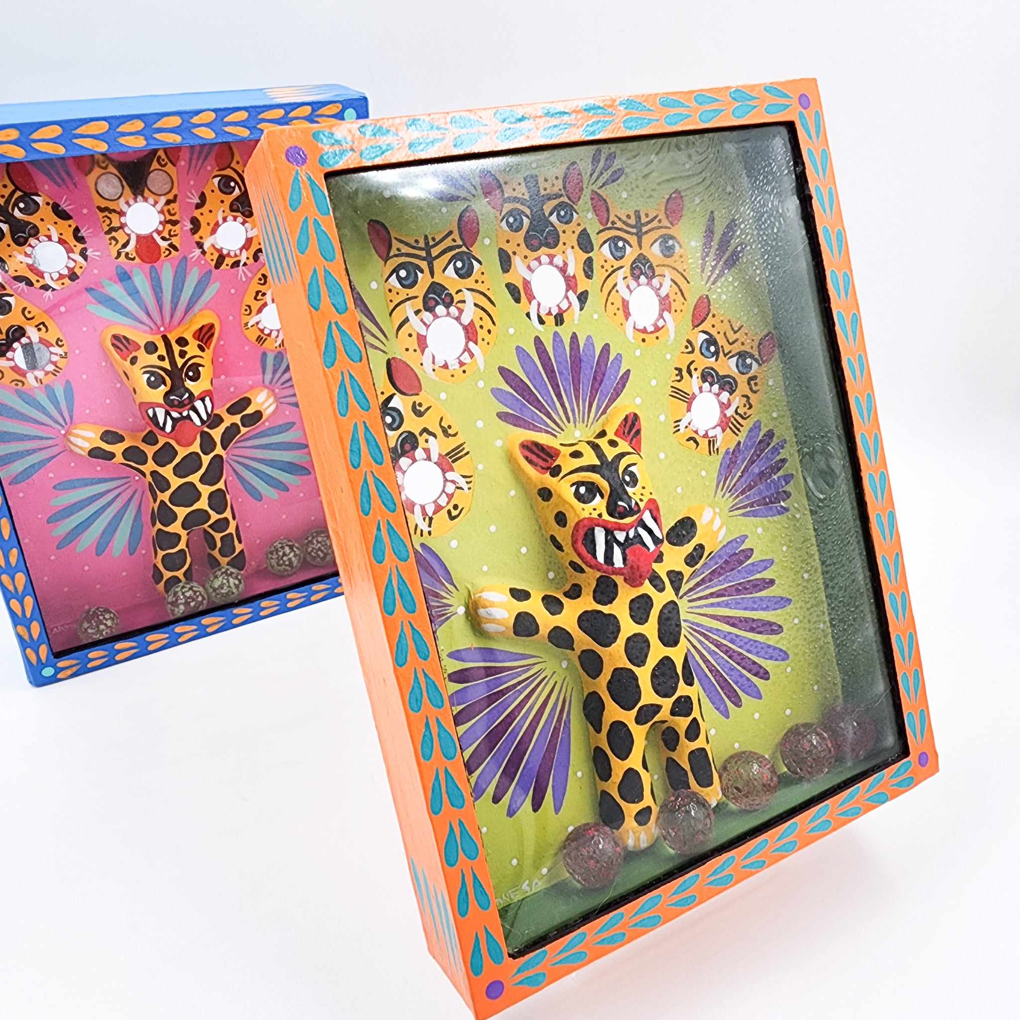 Juego de canicas Tecuán – cartonería mexicana artesanal