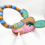 Máscara de elefante de madera Ocumicho