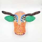 Máscara de toro de madera Ocumicho