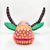 Máscara de toro de madera Ocumicho