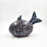 Ballena de barro artesanal