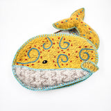 Bolsa artesanal de lana “Ballena”