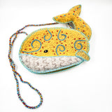 Bolsa artesanal de lana “Ballena”