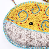 Bolsa artesanal de lana “Ballena”