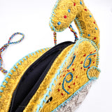 Bolsa artesanal de lana “Ballena”