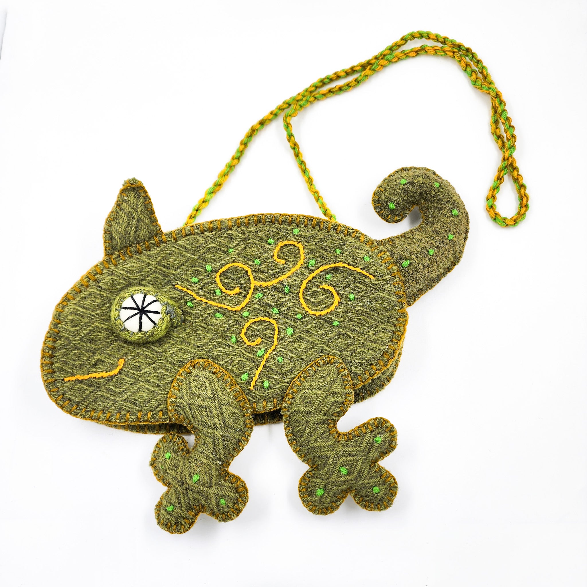 Handmade "Chameleon" wool bag