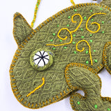 Handmade "Chameleon" wool bag