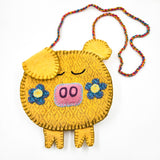 Bolsa Artesanal de Lana “Cochinito”