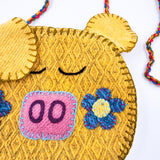 Bolsa Artesanal de Lana “Cochinito”