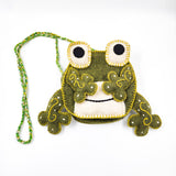 Bolsa artesanal de lana “Rana”