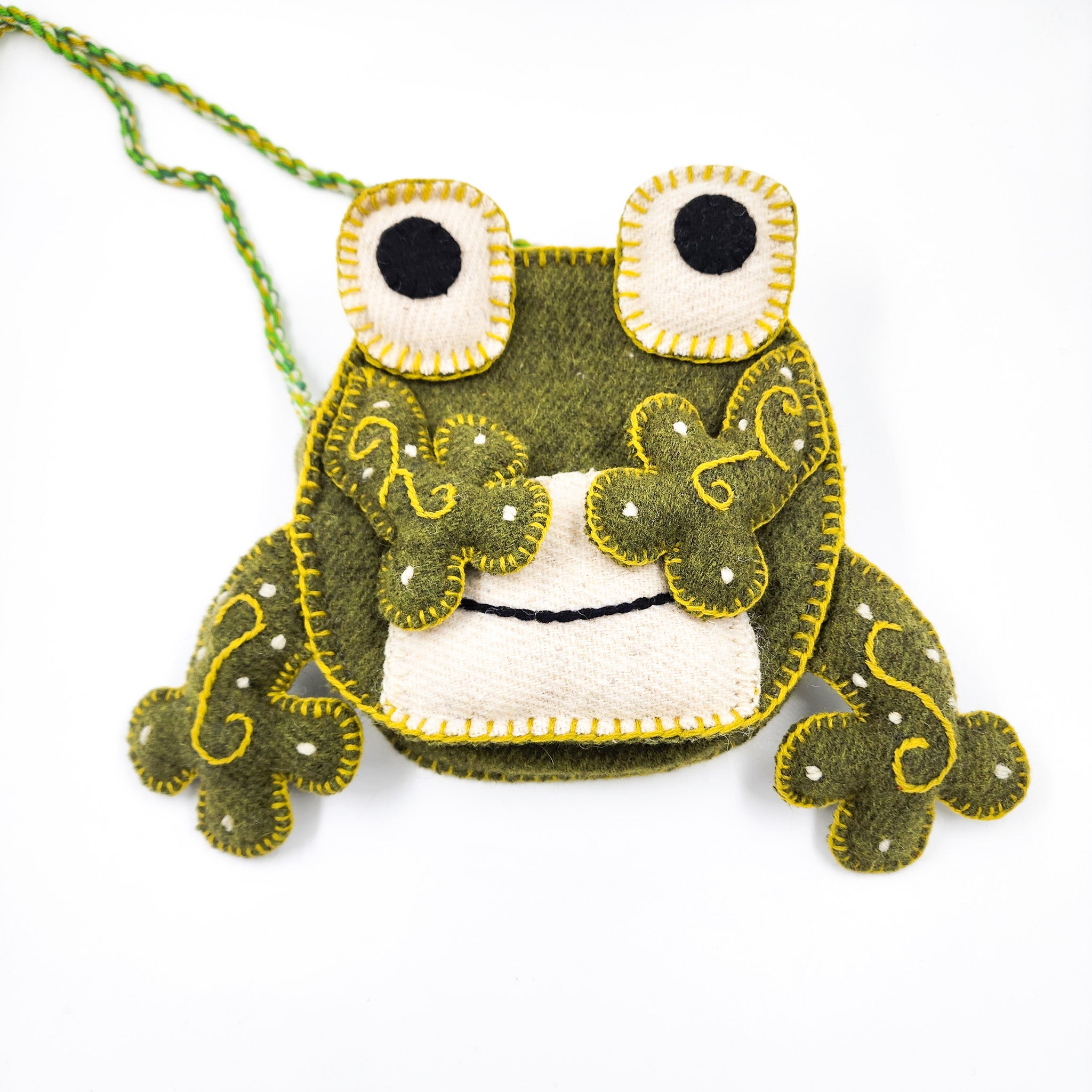 Bolsa artesanal de lana “Rana”