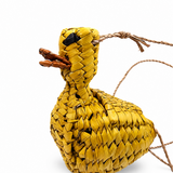 Bolsa pato tejida en palma