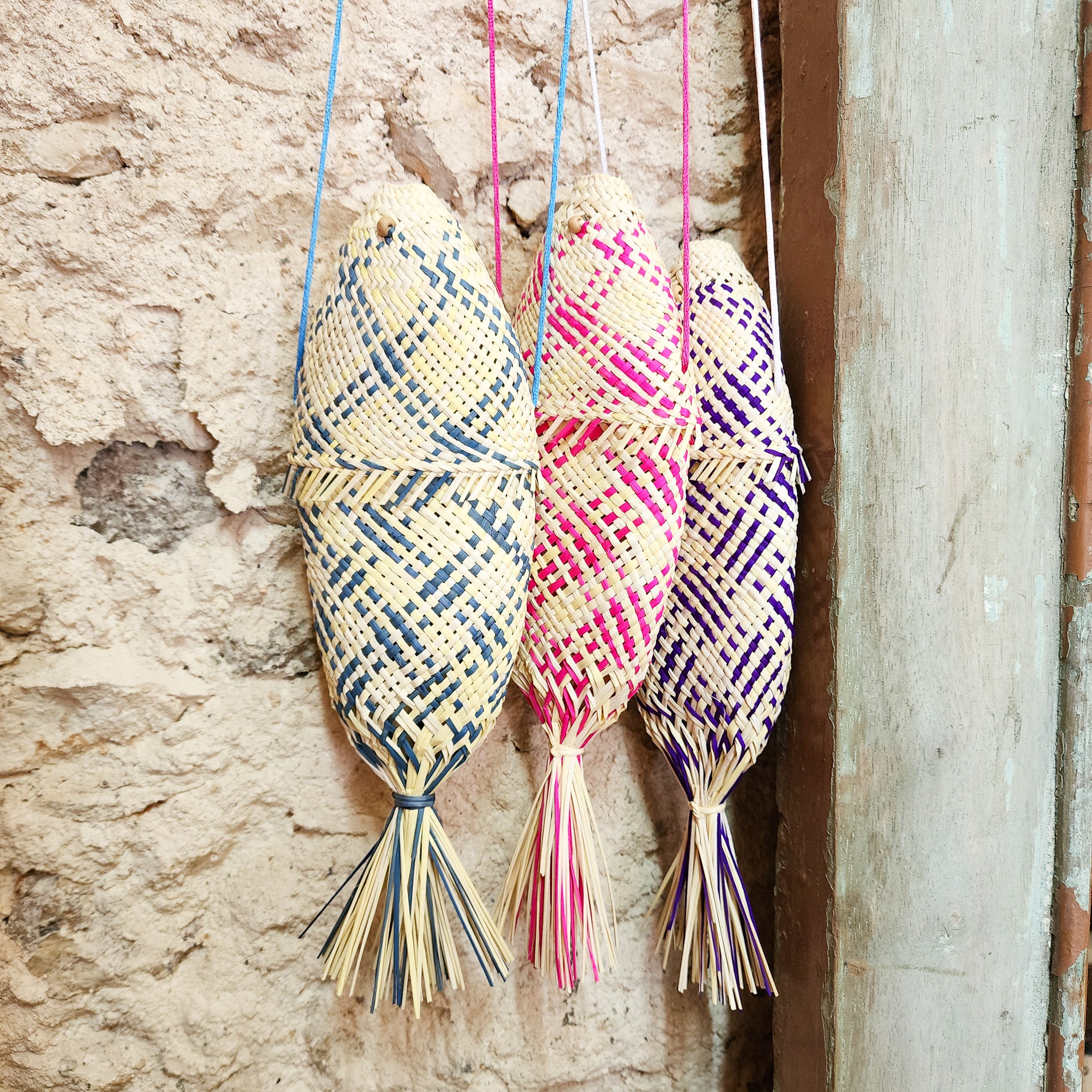 Jipijapa fish bag